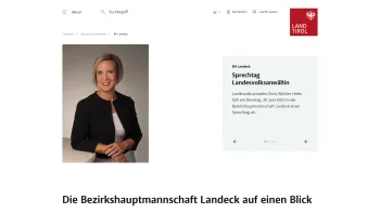 Website Screenshot: Bezirkshauptmannschaft Jugend Forward - Bezirkshauptmannschaft Landeck | Land Tirol - Date: 2023-06-14 16:39:51