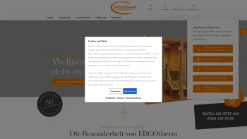 Website Screenshot: Edmund Ahrer Küchen und Einrichtungsstudio - Home - Ergotherm Infrarotkabine von Ihrem Tischler - Date: 2023-06-26 10:23:22