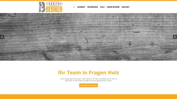 Website Screenshot: Berner Josef, Tischlerei und Innenausbau - Tischlerei Berner - Startseite - Date: 2023-06-26 10:23:22
