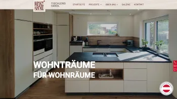 Website Screenshot: Tischlerei Ignaz Gangl - Maßmöbel aus Tischlerhand | Tischlerei Gangl bei Wien - Date: 2023-06-26 10:23:22