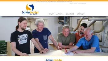 Website Screenshot: Ing. Josef ---Tischlerei Schönbichler --- - Startseite - Date: 2023-06-26 10:23:25