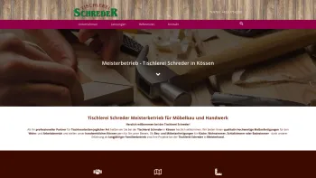 Website Screenshot: Tischlerei Schreder Kössen - Tischlerei Schreder Meisterbetrieb für Möbelbau - Date: 2023-06-15 16:02:34