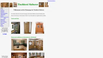 Website Screenshot: Tischlerei Adam Sieberer - Tischlerei Sieberer Altenmarkt im Pongau - Home - Date: 2023-06-14 16:39:52