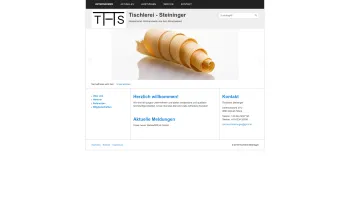 Website Screenshot: Tischlerei Ing.Gottfried Steininger Ihr Tischler machts persönlich! - Tischlerei Steininger - Date: 2023-06-14 10:45:47