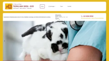 Website Screenshot: Tierklinik Wien-Süd in Brunn am Gebirge - Tierarzt finden in Brunn am Gebirge - Date: 2023-06-26 10:23:28