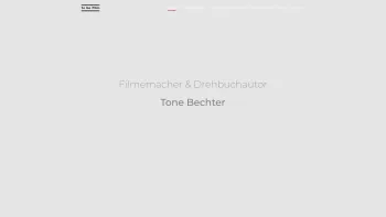 Website Screenshot: tobe Film - Tone Bechter, Filmemacher aus dem Bregenzerwald - Date: 2023-06-26 10:23:28