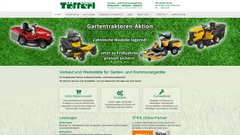 Website Screenshot: Gerhard Töfferl - Garten und Kommunalgeräte Gerhard Töfferl - Date: 2023-06-26 10:23:28