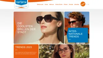 Website Screenshot: Top-Optik GmbH Co TopOptik - Home - Top-Optik Fachoptiker - Date: 2023-06-26 10:23:31