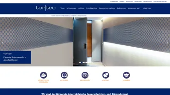 Website Screenshot: Tortec Brandschutztor GmbH - Tortec Brandschutztor GmbH - Date: 2023-06-26 10:23:33