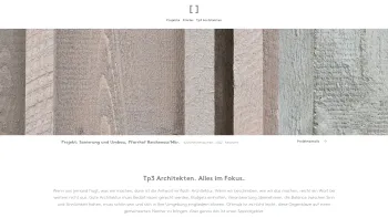 Website Screenshot: Tp3 Architekten ZT. GmbH - Architektur aus Linz, Oberösterreich | Tp3 Architekten - Date: 2023-06-15 16:02:34
