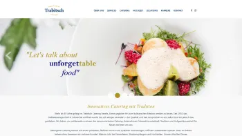 Website Screenshot: Karl Trabitsch Gesellschaft Delikat Essen mit Trabitsch Catering - TRABITSCH - Finest Catering since 1952 - Date: 2023-06-26 10:23:33