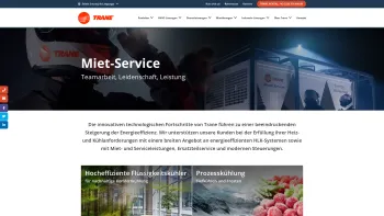 Website Screenshot: Trane About Trane Europe - HVAC systems, rental and services - Trane Österreich - Date: 2023-06-15 16:02:34