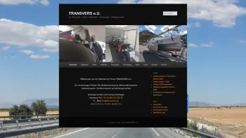 Website Screenshot: TRANSVERS e.U. - TRANSVERS e.U. | Int. Transporte – Autos – Motorräder – Wohnwagen – Anhängerverleih - Date: 2023-06-15 16:02:34