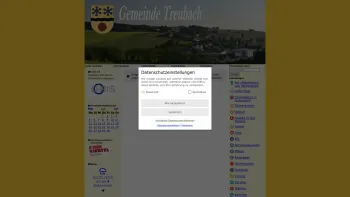 Website Screenshot: Gemeindeamt Treubach RiS-Kommunal - Treubach - GEM2GO WEB - Startseite - Date: 2023-06-26 10:23:39