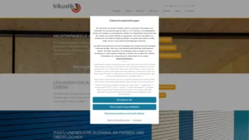 Website Screenshot: Trikustik Franz Rametsteiner GesmbH - Akustikplatten für Decke & Wand | Lochplatten & Paneele | Akustik in Holz - Date: 2023-06-15 16:02:34