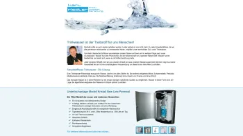 Website Screenshot: Trinkwasserberatung Karl Riedler - Trinkwasser-Filter | Kristall New Line Permeat | Karl Riedler Trinkwasserberatung - Date: 2023-06-26 10:23:42