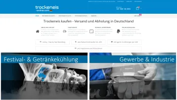 Website Screenshot: Trockeneis online kaufen Österreich / Deutschland - TROCKENEIS online kaufen - Trockeneis Express Deutschland - Date: 2023-06-26 10:26:49