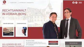 Website Screenshot: RECHTSANWÄLTE Trojer Dr. Arnold Trojer Rechtsanwalt Vorarlberg Österreich - Rechtsanwalt Dornbirn - Rechtsanwaltskanzlei Dornbirn - Date: 2023-06-26 10:23:42