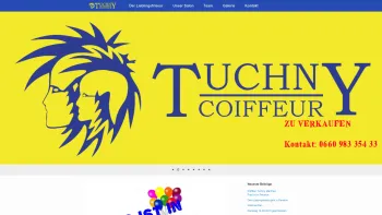 Website Screenshot: COIFFEUR TUCHNY MANFRED - COIFFEUR TUCHNY – Der Lieblingsfriseur - Date: 2023-06-26 10:23:45