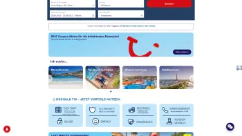 Website Screenshot: TUI Austria Holding GmbH - Urlaub & Reisen direkt beim Reiseveranstalter buchen – TUI.at - Date: 2023-06-26 10:23:45