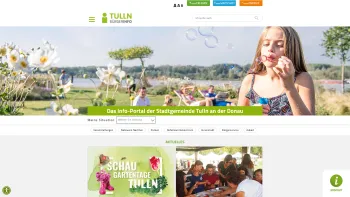Website Screenshot: Stadtgemeinde Tulln - Home: Stadtgemeinde Tulln - Date: 2023-06-14 10:45:54