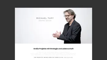 Website Screenshot: Michael Tupy Graphic Design - Michael Tupy - Graphic Design - Date: 2023-06-26 10:26:49