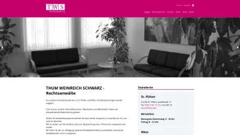 Website Screenshot: Thum Weinreich Schwarz Rechtsanwälte - TWS rechtsanwälte og - Date: 2023-06-26 10:23:48