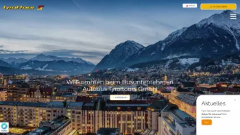 Website Screenshot: Tyroltours Hier entsteht Kürze die WEB-Site von - Busunternehmen Tirol - Autobus Tyroltours GmbH - Date: 2023-06-26 10:23:48