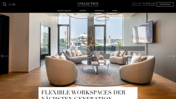 Website Screenshot: Collection BC Austria GmbH - COLLECTION Business Center - Flexibel extravagante Workspaces mieten - Date: 2023-06-14 10:45:54