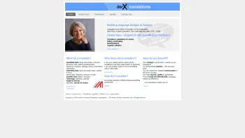 Website Screenshot: Mag. Ursula Derx Fachübersetzungen - derX translations - Date: 2023-06-26 10:23:51