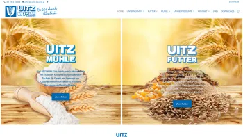 Website Screenshot: Uitz-Mühle Ges.m.b.H. - Uitz - Mühle - Futter - Landesprodukte - Date: 2023-06-26 10:23:51
