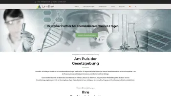 Website Screenshot: UmEnA GmbH Ingenieurbüro für Technische Chemie - UmEnA GmbH - Date: 2023-06-26 10:23:54