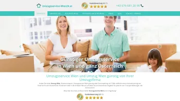 Website Screenshot: Umzugsservice-Wien24 - Umzugsservice Wien | Umzug Wien günstig und Übersiedlung von Umzugsfirma - Date: 2023-06-26 10:23:54