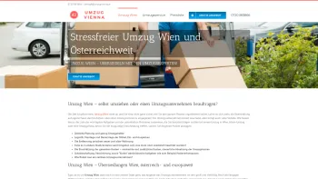 Website Screenshot: Umzug Vienna - Umzug Wien | Umzüge Wien, Österreich, Europa | Umzug Vienna - Date: 2023-06-26 10:26:49