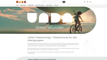 Website Screenshot: UNDA Verlag für Theaterstücke - UNDA Theaterverlag – Theaterstücke zum Nachspielen - Date: 2023-06-26 10:23:54