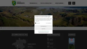 Website Screenshot: Gemeindeamt Ungenach - Gemeinde Ungenach, Oberösterreich - Zentrum - Date: 2023-06-15 16:02:34