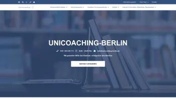 Website Screenshot: Unicoaching-Berlin - Unicoaching-Berlin - unicoaching-berlin.de - Date: 2023-06-26 10:23:54