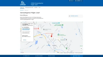 Website Screenshot: UNIQA-Versicherungsagentur Josef UNIQA Visitenkarte - Berater - Visitenkarte - UNIQA Österreich - Date: 2023-06-26 10:23:54