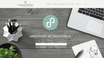 Website Screenshot: unique fusion GmbH - Agentur für Design, Kommunikation & Marketing - Date: 2023-06-26 10:23:54