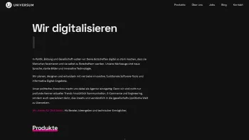 Website Screenshot: UNIVERSUM-Entwicklungs und Universum Verlag - Universum AG - Digital-Agentur für politischen Kommunikation - Date: 2023-06-15 16:02:34