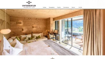 Website Screenshot: Unterkofler Plan & Bau GmbH - Unterkofler - Holzbau mit Plan - Unterkofler - Date: 2023-06-26 10:23:57