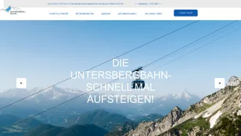 Website Screenshot: Untersbergbahn Der Untersberg Sagenhaft schön !! - UNTERSBERGBAHN GMBH | Willkommen am Untersberg - Sagenhaft schön! - Startseite - Date: 2023-06-26 10:23:57