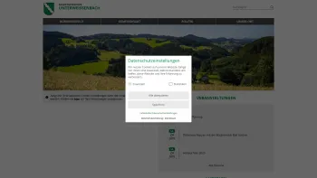 Website Screenshot: Marktgemeindeamt Unterweissenbach - Unterweißenbach, Oberösterreich - Startseite - Date: 2023-06-26 10:23:57