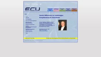 Website Screenshot: ECU Energie Consulting Dr. Urban e.U. - Urban - Energy . at - Home - Date: 2023-06-14 10:38:01