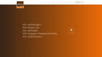Website Screenshot: Uretek Injektionstechnik GmbH Baugrundkonsolidierung mit expandierendem Kunstharz - Fundamentstabilisierung und Baugrundverstärkung | URETEK Österreich - Date: 2023-06-26 10:23:59
