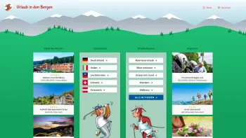 Website Screenshot: Urlaub in den Bergen, Werbeagentur Lenka Bosch - Urlaub in den Bergen - Date: 2023-06-26 10:23:59