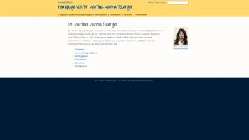 Website Screenshot: Sachverständigenbüro Mag.Dr. Martina Manhartsberger - Dr. Martina Manhartsberger - Home - Date: 2023-06-14 10:46:00