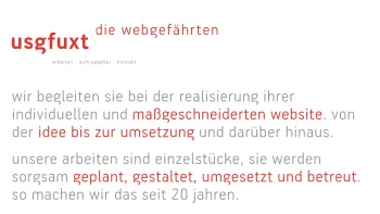 Website Screenshot: usgfuxt © die webgefährten - Webdesign Feldkirch/Vorarlberg - Date: 2023-06-26 10:24:00