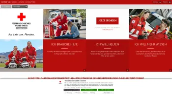 Website Screenshot: Österreichisches Rotes Kreuz Landesverband Rotes Kreuz Vorarlberg - Home – Rotes Kreuz - Date: 2023-06-26 10:24:00
