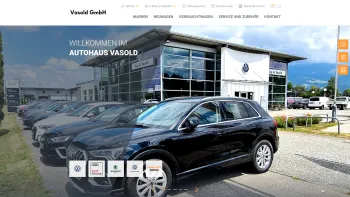Website Screenshot: Vasold GmbH VW VWLNF AUDI GEBRAUCHTWAGEN - Vasold GmbH - Date: 2023-06-26 10:24:02